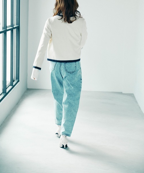 sail(サイル)の「【sail】ノーカラージャケット 小さいサイズ【低身長・小柄女性向けサイズ】(ノーカラージャケット・レディース・アイボリー/モカ・PS/PS(XS-S))」の11枚目の写真