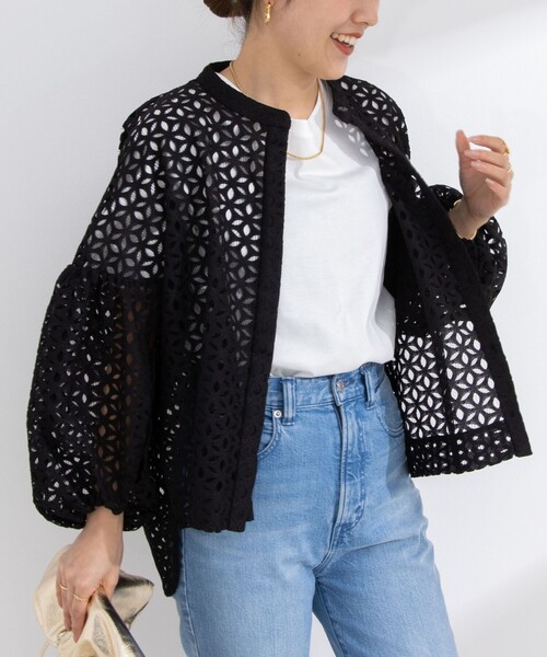 NOLLEY'S（ノーリーズ）の「袖スリットレースブラウス（シャツ