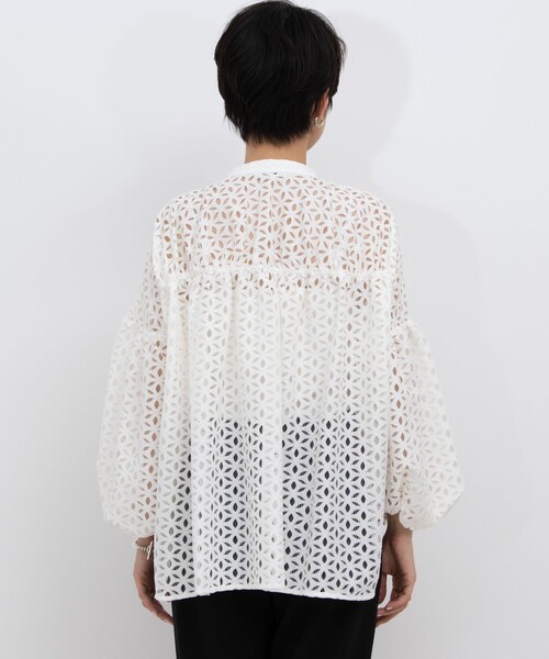 袖スリットレースブラウス（シャツ/ブラウス）｜NOLLEY'S（ノーリーズ