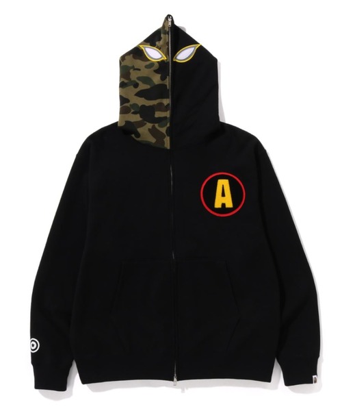 A Bathing Ape フード付きパーカー 黒 A BATHING APE フード付きパーカー 黒