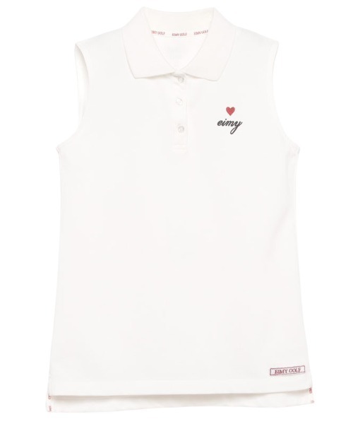 【セール】ハートロゴノースリーブポロ（Tシャツ/カットソー）｜EIMY GOLF（エイミーゴルフ） 5,742円