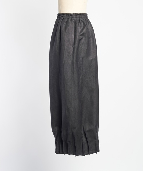 gomme(ゴム)の「Li/Rキャンバス ヘムタックパンツ(その他パンツ・レディース・ブラック・MEDIUM)」の8枚目の写真