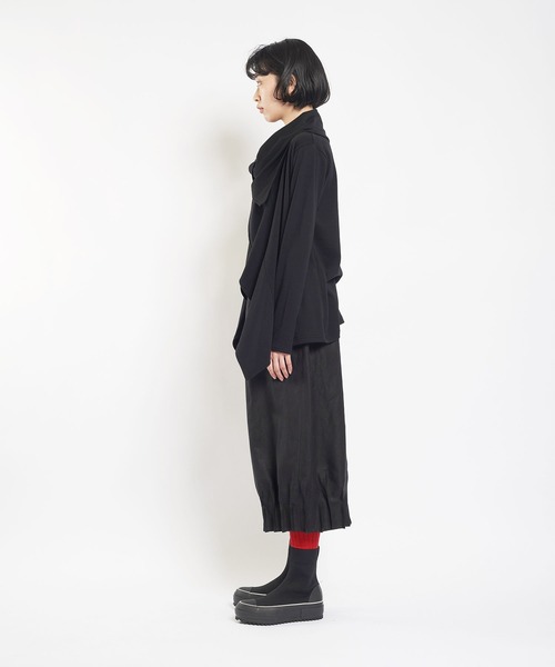 gomme(ゴム)の「Li/Rキャンバス ヘムタックパンツ(その他パンツ・レディース・ブラック・MEDIUM)」の17枚目の写真