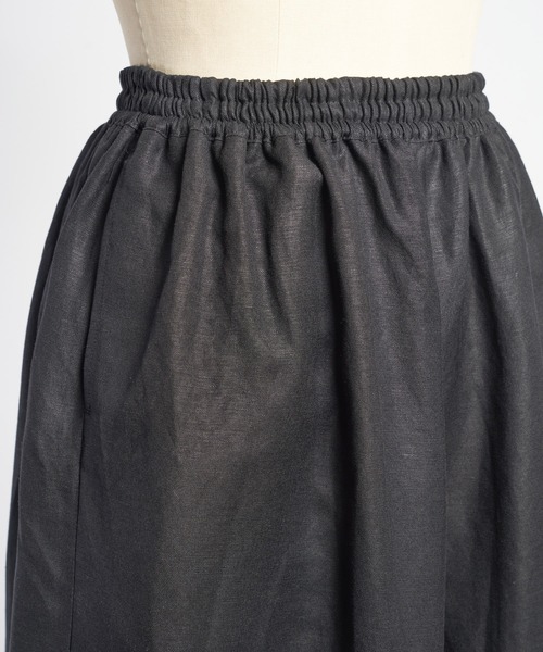 gomme(ゴム)の「Li/Rキャンバス ヘムタックパンツ(その他パンツ・レディース・ブラック・MEDIUM)」の11枚目の写真