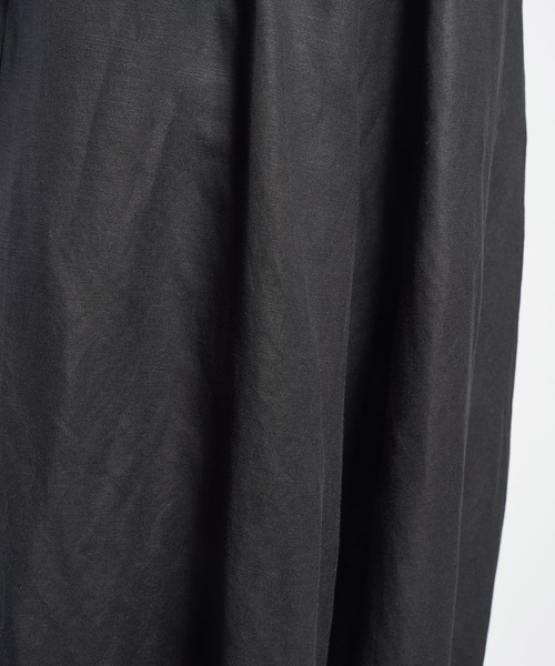 gomme(ゴム)の「Li/Rキャンバス ヘムタックパンツ(その他パンツ・レディース・ブラック・MEDIUM)」の14枚目の写真