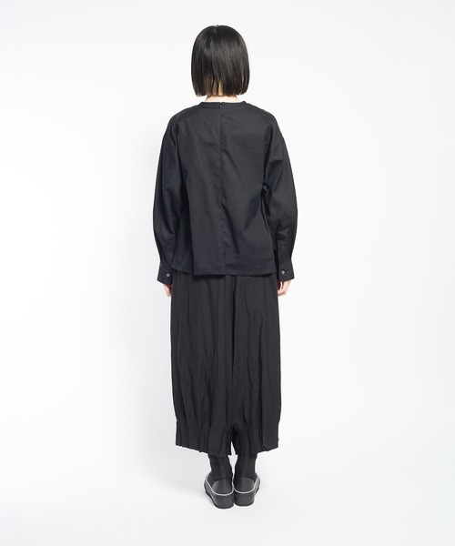 gomme(ゴム)の「Li/Rキャンバス ヘムタックパンツ(その他パンツ・レディース・ブラック・MEDIUM)」の20枚目の写真