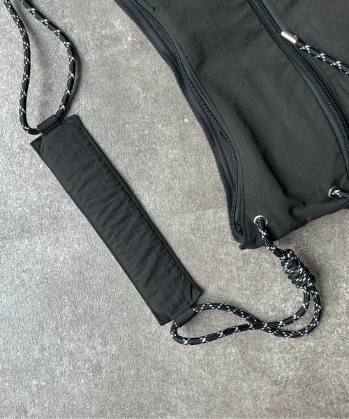 CPCM（シーピーシーエム）の「配色パラコードBIGショルダー（ショルダーバッグ・レディース・ブラック/アイボリー/ブルー・FREE）」の17枚目の写真