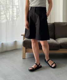 CANAL JEAN | El mar(エルマール) コットンタックショートパンツ(その他パンツ)