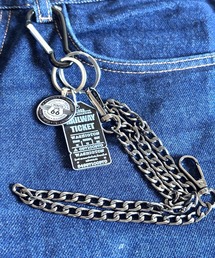 1004ST（イチマルマルヨンエスティー）の「【1004ST】シルバー ウオレットチェーン キーリング (MA)（ウォレットチェーン）」