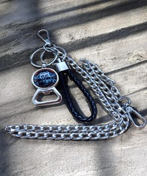 1004ST（イチマルマルヨンエスティー）の「【1004ST】シルバー ウオレットチェーン キーリング (MA)（ウォレットチェーン）」