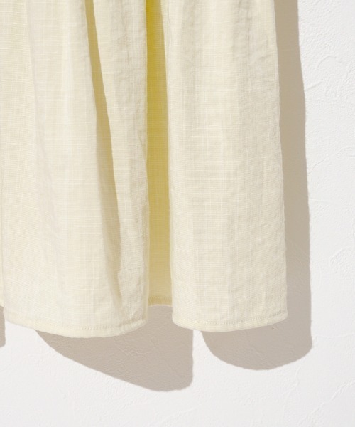 flower（フラワー）の「レーシーキャミワンピース（ワンピース・レディース・ホワイト/イエロー・FREE）」の3枚目の写真