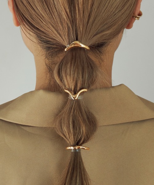 セール】ニュアンス ライン メタル 3PCS セット ヘアカフ