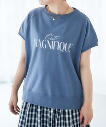 ミニ裏毛ロゴフレンチプルオーバー