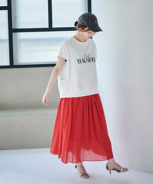 セール】ミニ裏毛ロゴフレンチプルオーバー（Tシャツ/カットソー