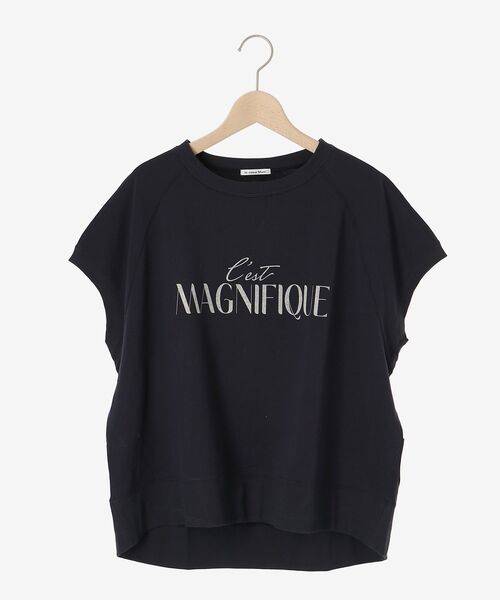 tシャツ ミニ裏毛ロゴフレンチプルオーバー レディース セール】ミニ裏毛ロゴフレンチプルオーバー（Tシャツ/カットソー