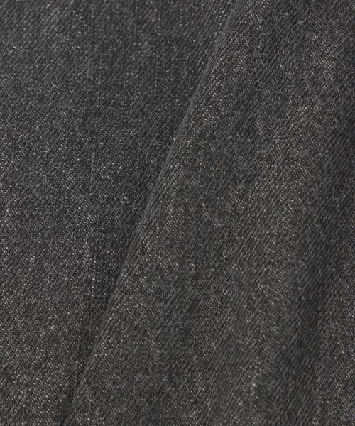 mysty woman（ミスティウーマン）の「【セルフカット可！美脚デニム】ストレートカットオフデニムパンツ 129880（デニムパンツ・レディース・ブラック/ブルー・SMALL/MEDIUM）」の10枚目の写真