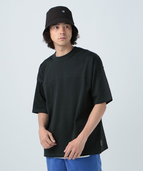 CHARI&CO（チャリアンドコー）の「【CHARI&CO SAFE RIDE for BAYFLOW】フットボールTシャツ（Tシャツ/カットソー・メンズ・チャコール/ライトベージュ・MEDIUM/LARGE）」の6枚目の写真