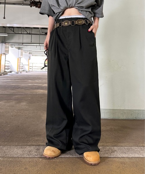 sedacle（セダクル）の「裾タブ2wayスラックス（スラックス・メンズ・ブラック/グレー・LARGE/MEDIUM/SMALL）」の3枚目の写真