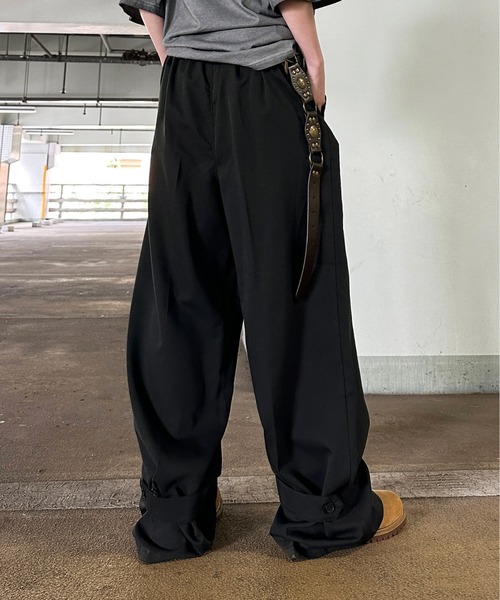 sedacle（セダクル）の「裾タブ2wayスラックス（スラックス・メンズ・ブラック/グレー・LARGE/MEDIUM/SMALL）」の6枚目の写真