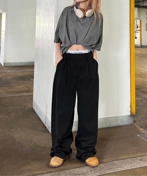 sedacle（セダクル）の「裾タブ2wayスラックス（スラックス・メンズ・ブラック/グレー・LARGE/MEDIUM/SMALL）」の7枚目の写真