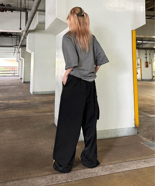 sedacle（セダクル）の「裾タブ2wayスラックス（スラックス・メンズ・ブラック/グレー・LARGE/MEDIUM/SMALL）」の9枚目の写真