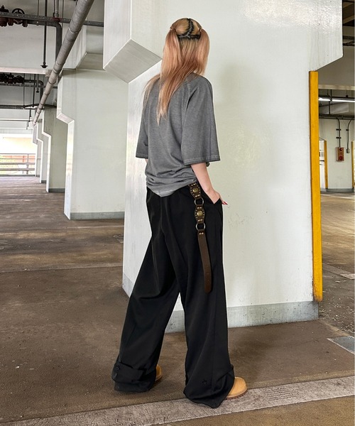 sedacle（セダクル）の「裾タブ2wayスラックス（スラックス・メンズ・ブラック/グレー・LARGE/MEDIUM/SMALL）」の10枚目の写真