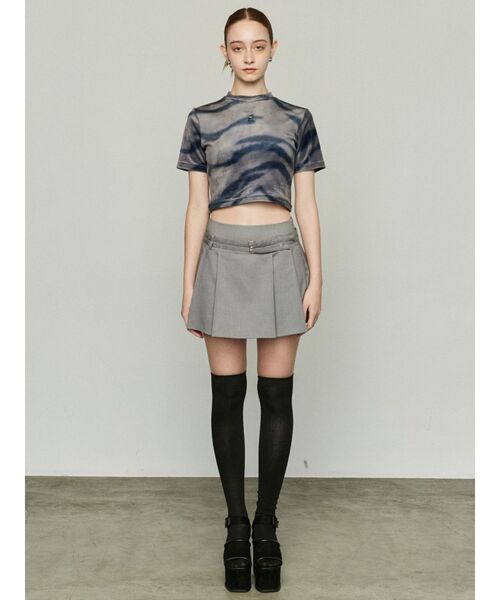 EMODA（エモダ）の「ダブルベルトプリーツスカート（スカート・レディース・グレー/ベージュ/ブラック・SMALL/MEDIUM）」の11枚目の写真