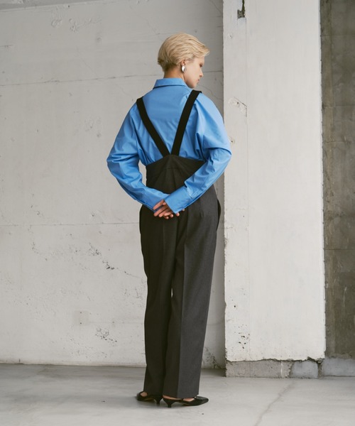 Happy John(ハッピージョン)の「basic core shirt/ベーシックコアシャツ(シャツ/ブラウス・レディース・ブルー/ブラック/ホワイト・FREE)」の21枚目の写真