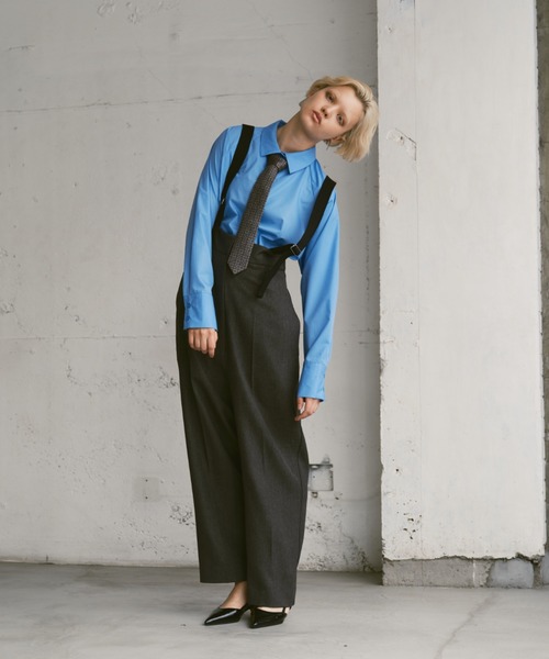 Happy John(ハッピージョン)の「basic core shirt/ベーシックコアシャツ(シャツ/ブラウス・レディース・ブルー/ブラック/ホワイト・FREE)」の22枚目の写真