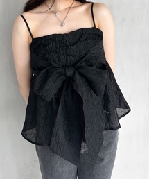 Heather | ジャガードリボンデザインキャミ　127431(キャミソール)