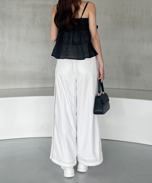 Heather(ヘザー)の「ジャガードリボンデザインキャミ 127431(キャミソール・レディース・ホワイト/ブラック/ブルー・FREE)」の11枚目の写真