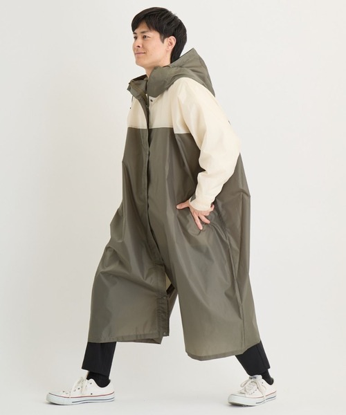 MOONBAT（ムーンバット）の「レインポンチョ バイカラー【自転車
