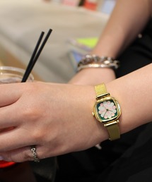 KOMONO.（コモノ）の「「KOMONO　コモノ」腕時計 マニーペニー フラワー　MONEYPENNY（アナログ腕時計）」