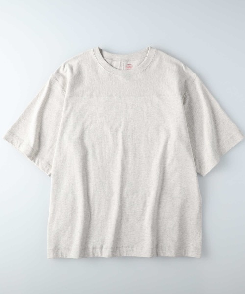 Healthknit(ヘルスニット)の「Healthknit(ヘルスニット)フットボールTシャツ(Tシャツ/カットソー・レディース・ホワイト/ブラック/キナリ・L/M)」の15枚目の写真