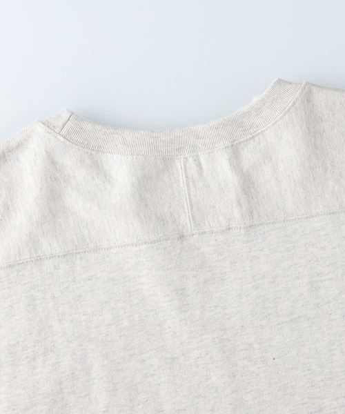 Healthknit(ヘルスニット)の「Healthknit(ヘルスニット)フットボールTシャツ(Tシャツ/カットソー・レディース・ホワイト/ブラック/キナリ・L/M)」の13枚目の写真