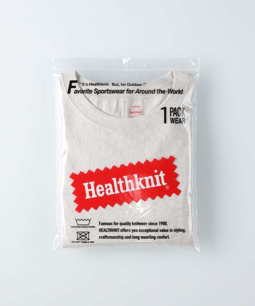 Healthknit(ヘルスニット)の「Healthknit(ヘルスニット)フットボールTシャツ(Tシャツ/カットソー・レディース・ホワイト/ブラック/キナリ・L/M)」の6枚目の写真