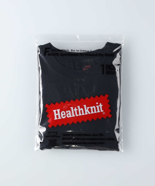 Healthknit(ヘルスニット)の「Healthknit(ヘルスニット)フットボールTシャツ(Tシャツ/カットソー・レディース・ホワイト/ブラック/キナリ・L/M)」の5枚目の写真