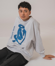Henri Matisse 別注 プリント クルーネックスウェット