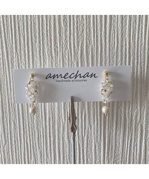 tone（トーン）の「【amechan】カラフル（ピアス）(MA)（ピアス（両耳用）・レディース・パープル/クリア/グリーン/ブルー/ピンク・FREE）」の10枚目の写真