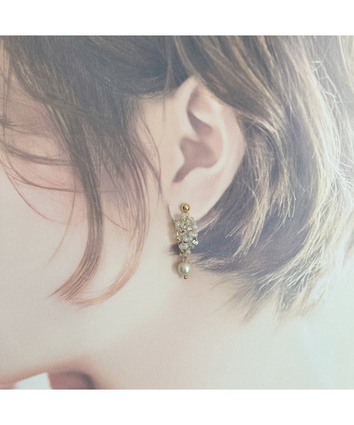 tone（トーン）の「【amechan】カラフル（ピアス）(MA)（ピアス（両耳用）・レディース・パープル/クリア/グリーン/ブルー/ピンク・FREE）」の11枚目の写真