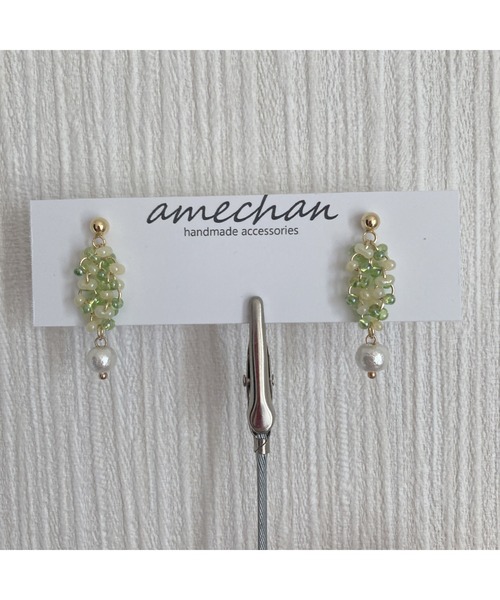 tone（トーン）の「【amechan】カラフル（ピアス）(MA)（ピアス（両耳用）・レディース・パープル/クリア/グリーン/ブルー/ピンク・FREE）」の15枚目の写真