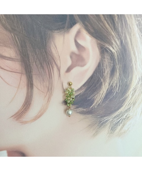 tone（トーン）の「【amechan】カラフル（ピアス）(MA)（ピアス（両耳用）・レディース・パープル/クリア/グリーン/ブルー/ピンク・FREE）」の16枚目の写真