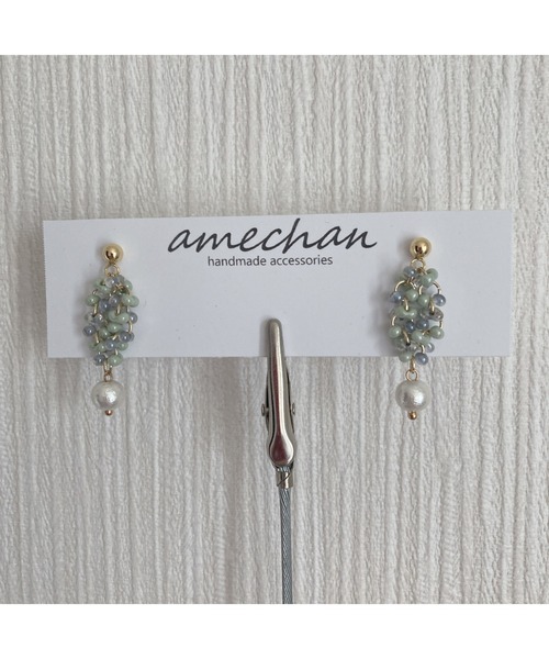 tone（トーン）の「【amechan】カラフル（ピアス）(MA)（ピアス（両耳用）・レディース・パープル/クリア/グリーン/ブルー/ピンク・FREE）」の20枚目の写真