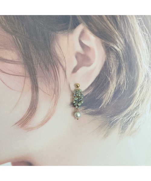 tone（トーン）の「【amechan】カラフル（ピアス）(MA)（ピアス（両耳用）・レディース・パープル/クリア/グリーン/ブルー/ピンク・FREE）」の21枚目の写真