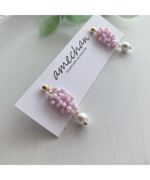 tone（トーン）の「【amechan】カラフル（ピアス）(MA)（ピアス（両耳用）・レディース・パープル/クリア/グリーン/ブルー/ピンク・FREE）」の22枚目の写真