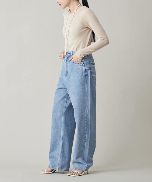 【セール】シアーウール混カットソー（Tシャツ/カットソー）｜Liesse（リエス）