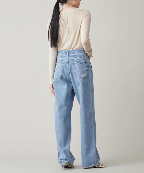 【セール】シアーウール混カットソー（Tシャツ/カットソー）｜Liesse（リエス）