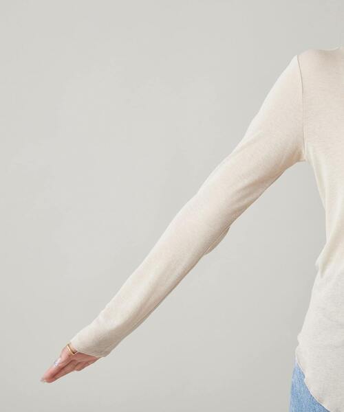 【セール】シアーウール混カットソー（Tシャツ/カットソー）｜Liesse（リエス）