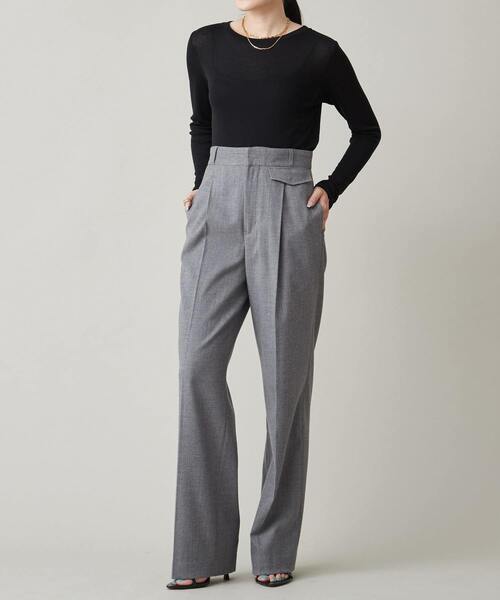 【セール】シアーウール混カットソー（Tシャツ/カットソー）｜Liesse（リエス）