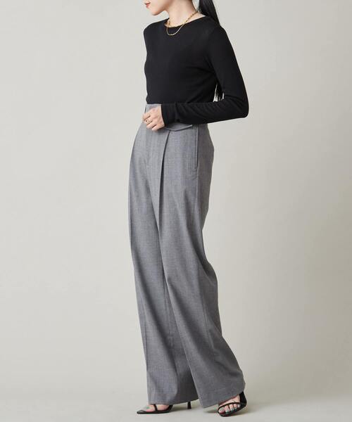 【セール】シアーウール混カットソー（Tシャツ/カットソー）｜Liesse（リエス）